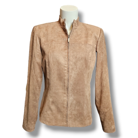 David Warren New York Jackets & Blazers - David Warren faux suede jacket. 8